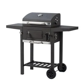 2022 European German Large Outdoor Charcoal BBQ Grill with Side Table