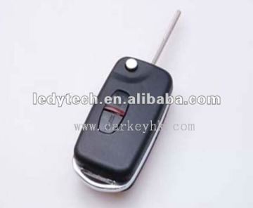 Top quality Mitsubishi Grundy 2 buttons flip key casing smart remote key cover key blank