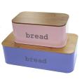 Bread Box with Bamboo Cutting Board Lid