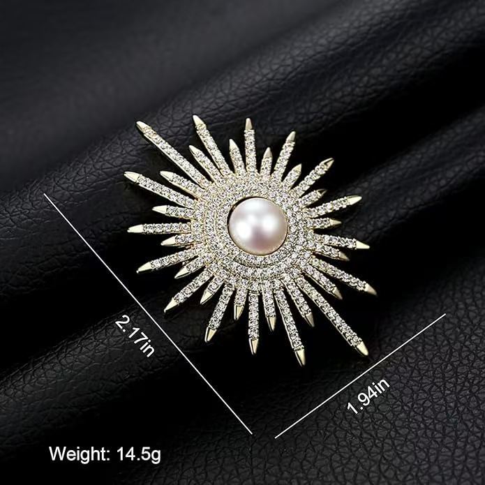 Sunflower Brooch Pins