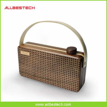 Portable Real Wood Bluetooth Speaker for Smartphone/iphone