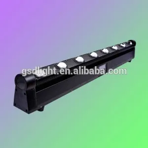 wholesale multi color led light bar 10W RGBW eight eyes moving head beam light