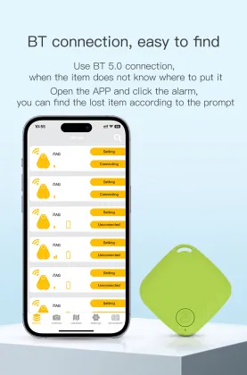 Tiny Personal Luggage, Key, Phone, and Item Finder: A Bluetooth Anti-Loss Device