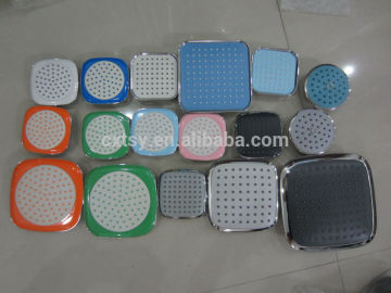 Different color shower head bathroom hand rain shower from ningbo china cheap shower head