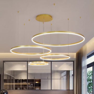 Modern Restaurant Ceiling Lights: Stainless Steel Chandeliers and LED Pendant Chandeliers for Indoor Decoration