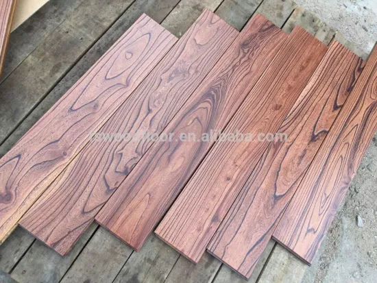 Elm antique solid wood flooring