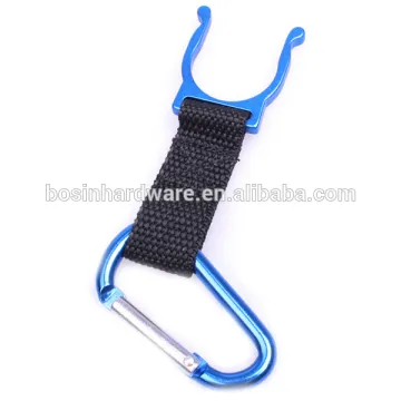 Fashion High Quality Metal Bottle Holder With Carabiner