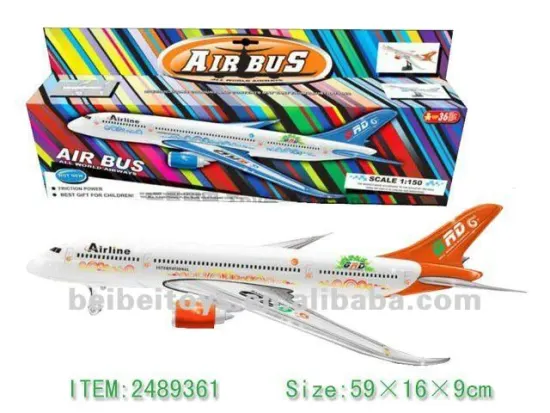 Airbus, Friction Model Plane, Plastic real plane