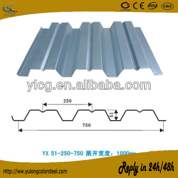 750mm high density galvanized iron floor deck