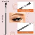 Dünner Augenbrauen Concealer Definer Pinsel flacher Eyelinerbürste