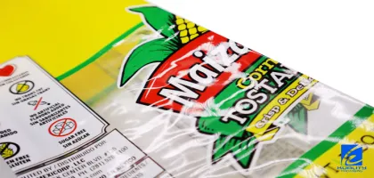 Customized Plastic Laminated Side Gusset Tortilla Wraps Packaging Bags