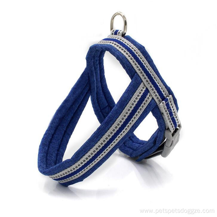 Eco-friendly no pull reflective padded dog harness