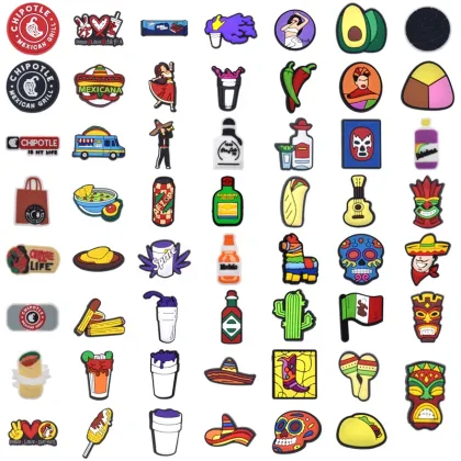 Wholesale Soft PVC Shoe Decorations & Charms by New Mexican Designers