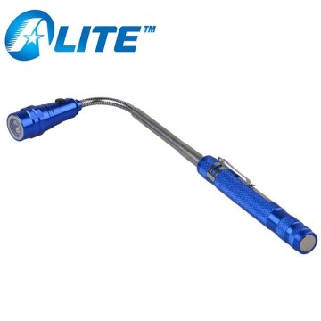 3 LED Telescopic Extendable Flexible LED Flashlight with Magnetic