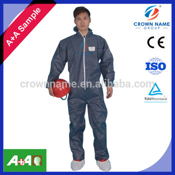 Dark Blue Wateroof Disposable protection oil field coverall