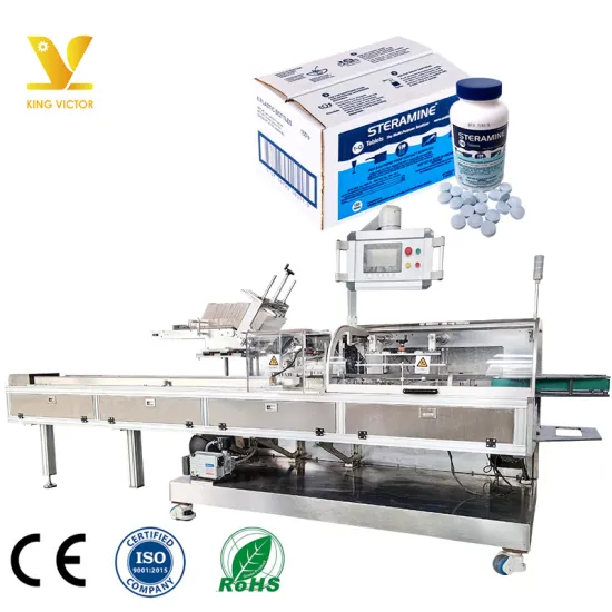 High Speed Vertical Carton Box Packing and Disinfection Machine
