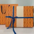 Bolsa de papel de presente para compras personalizadas e ecológicas