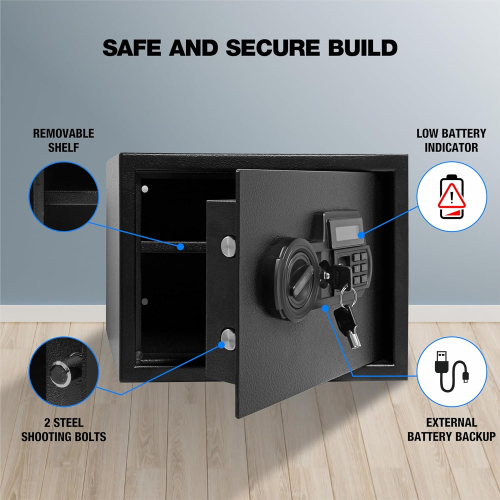 Biometric Fingerprint Safe Box WITH FINGERPRINT ACCESS