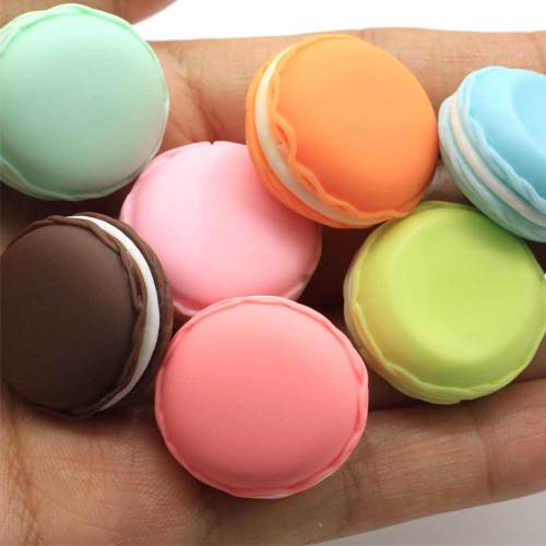 Kawaii Candy Color Hamburger Resin Craft Simulation Food Jewelry Accessories for Children Kitchen Play Cooking Toys Diy Art Deco