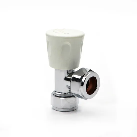 Water Heating Thermostatic Radiator Valve Manual Brass Radiator Valve Angle Type For Radiator Heating