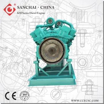 K38 G 600KW CCEC Crude Oil Engine and Diesel Engine Drive with 4 Stroke