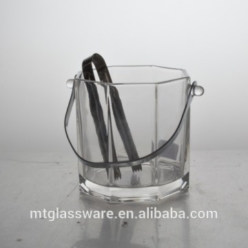 FDA Grade, Eco-friendly Solid high quality wine bottle cooler, champagne ice bucket with stainless metal cramp