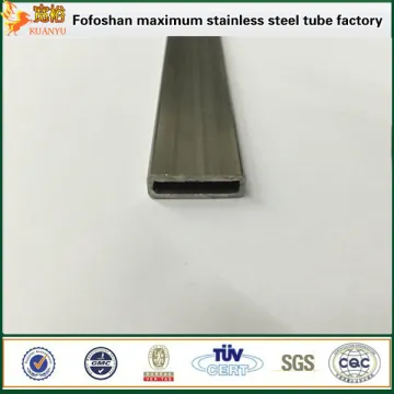 ss 304 hairline welding stainless steel flat capillary tube with special size