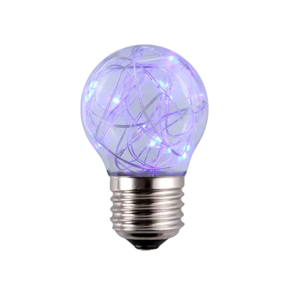 NEW PRODUCT RGB With Flash Decorative Led Cooper Wire Bulb Light