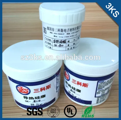 LED heat sink white silicon thermal conductive grease/paste/compound