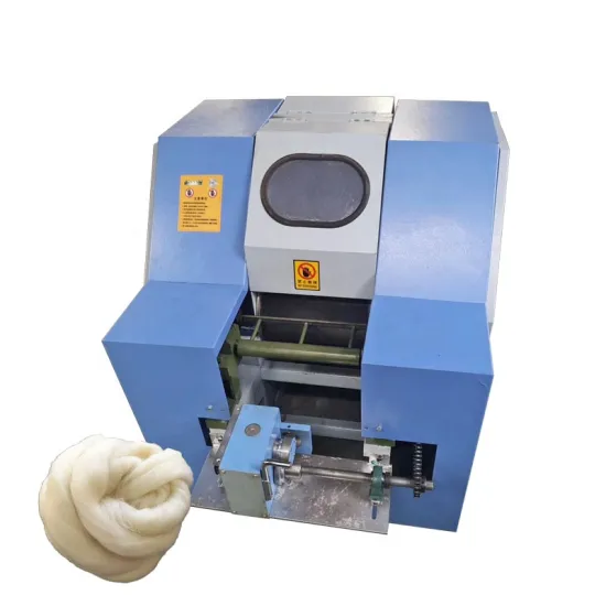 Small Alpaca Fleece Cashmere Wool Carding Machine (2-8Kg/H)