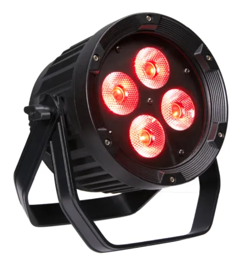 Wireless Portable 4*20W RGBAW UV 6-in-1 IP65 LED Par Up Light for Wedding Events