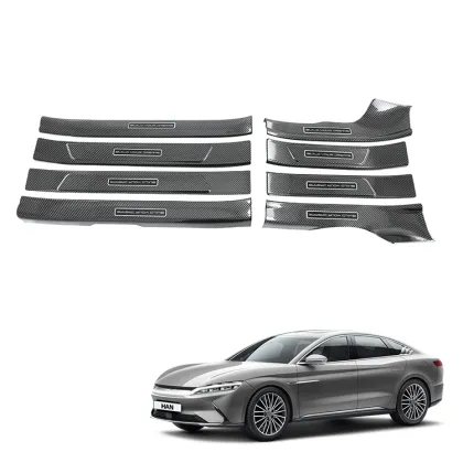 Han EV Accessories Inner/Outer Door Sill Scuff Plate for BYD Han