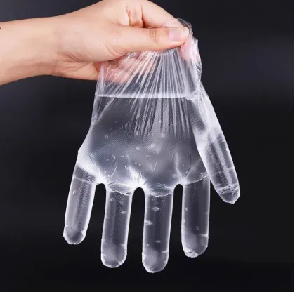 Customized Biodegradable Household Gloves: Thickened PE Disposable Plastics with Oil & Dirt Resistance