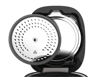 4L Custom Logo Black and White IH Buffalo Rice Cooker with Stainless Pot