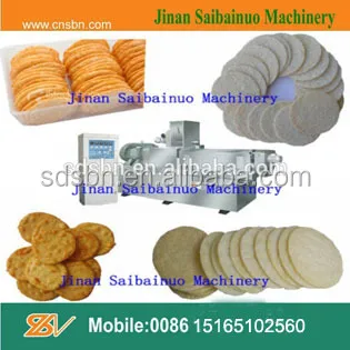 Thai Crispy Rice Cracker Processing Line Equipment