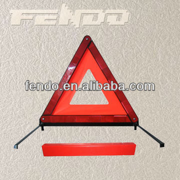 road safety emergency tool reflector warning triangle sign