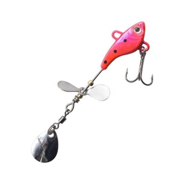 Outdoor luas 8,5 cm 12g pemintal pengait tertimbang dengan kepala lead twist dan bilah ekor sendok