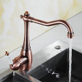 Unique Kitchen Faucets Antique Rose Gold Brass Tap