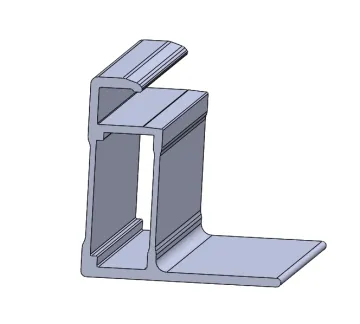 Aluminum PV solar module frame-2051