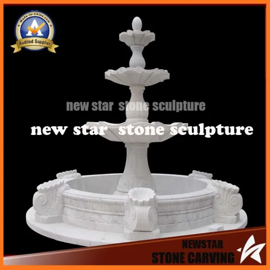 White Cararra Marble Stone Carving Hotsale Fountain (NS-1151)
