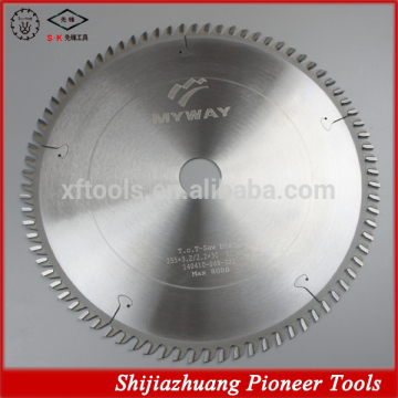 10'' woodworking laminate carbide tip circular saw blade 80T 30mm Arbor