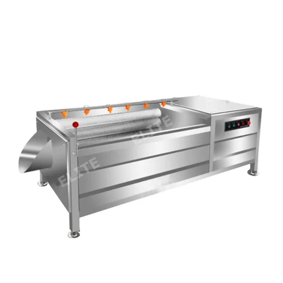 Automatic Stainless Steel Brush Cleaning Machine for Fruits and Vegetables