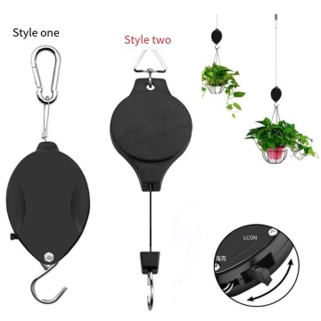Creative Gardening Tools: Retractable Hooks for Efficient Hanging Basins, Orchid Pots, Bird Cages & More