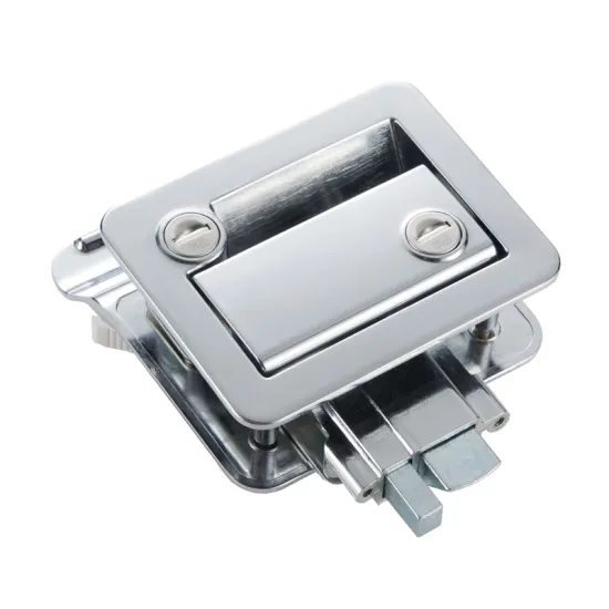 Zinc Alloy Chrome Camper Trailer Door Latch with Paddle Deadbolt
