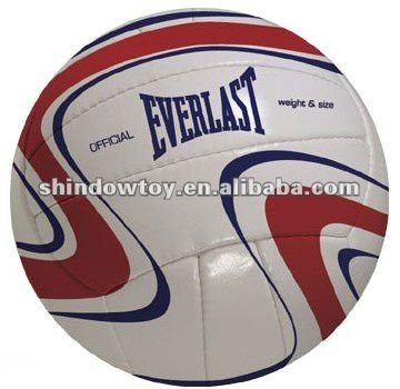hand sewing volleyball