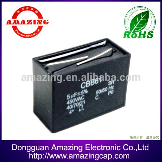 12uf 450v CBB61-C capacitor cbb61 for household applications with 1-100UF