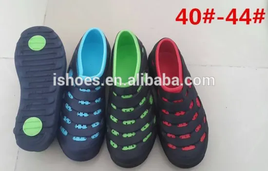good selling new eva injection garden shoes for men 2015