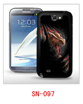 Dinosaur 3d Back Cover For Galaxy Note2,pc Case Rubber Coating, With 3d Picture, Multiple Colors Available 