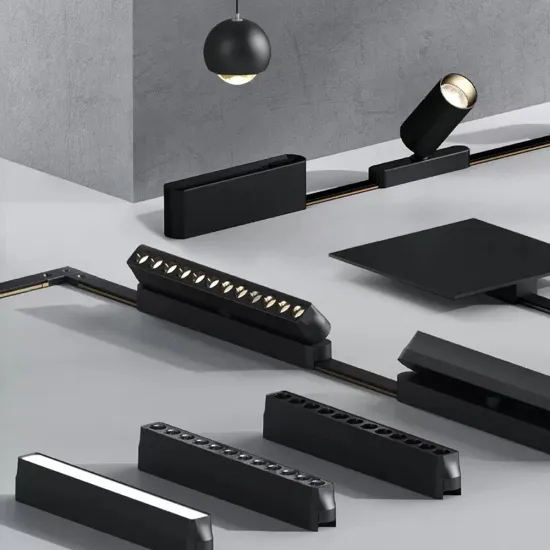 High-Quality LED Magnetic Track Spotlight - Adjustable 6W/9W/12W LED Track Light with Grille