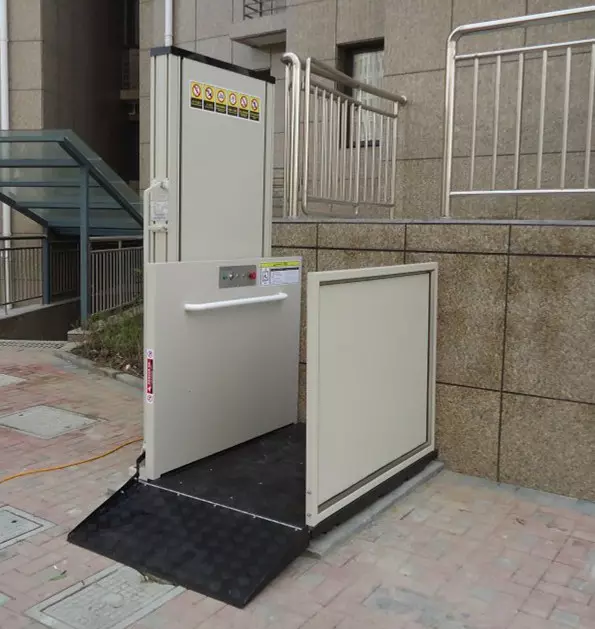 Vertical Hydraulic Motor Wheelchair Elevator